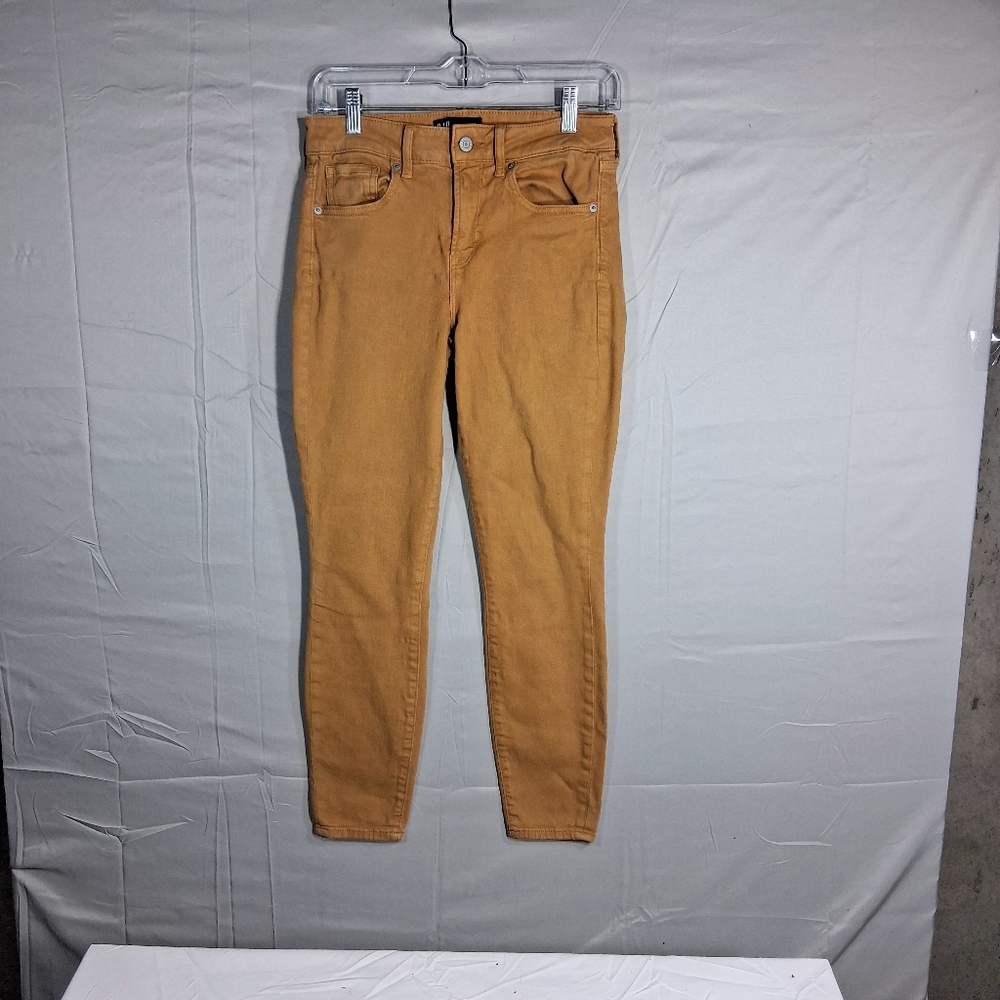 Gap Women's Size 4/27R Honey Wheat/Autumn Gold Leggings/Jeans 28"× 28"
